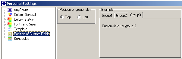 set custom fields